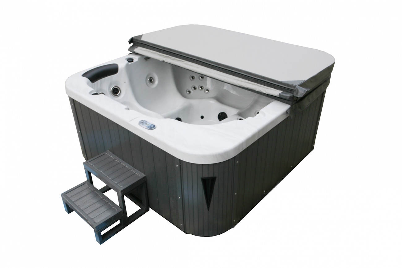 id-18-sterling-silver-01 Outdoor Whirlpool Torina silber / grau 215 x 215 cm