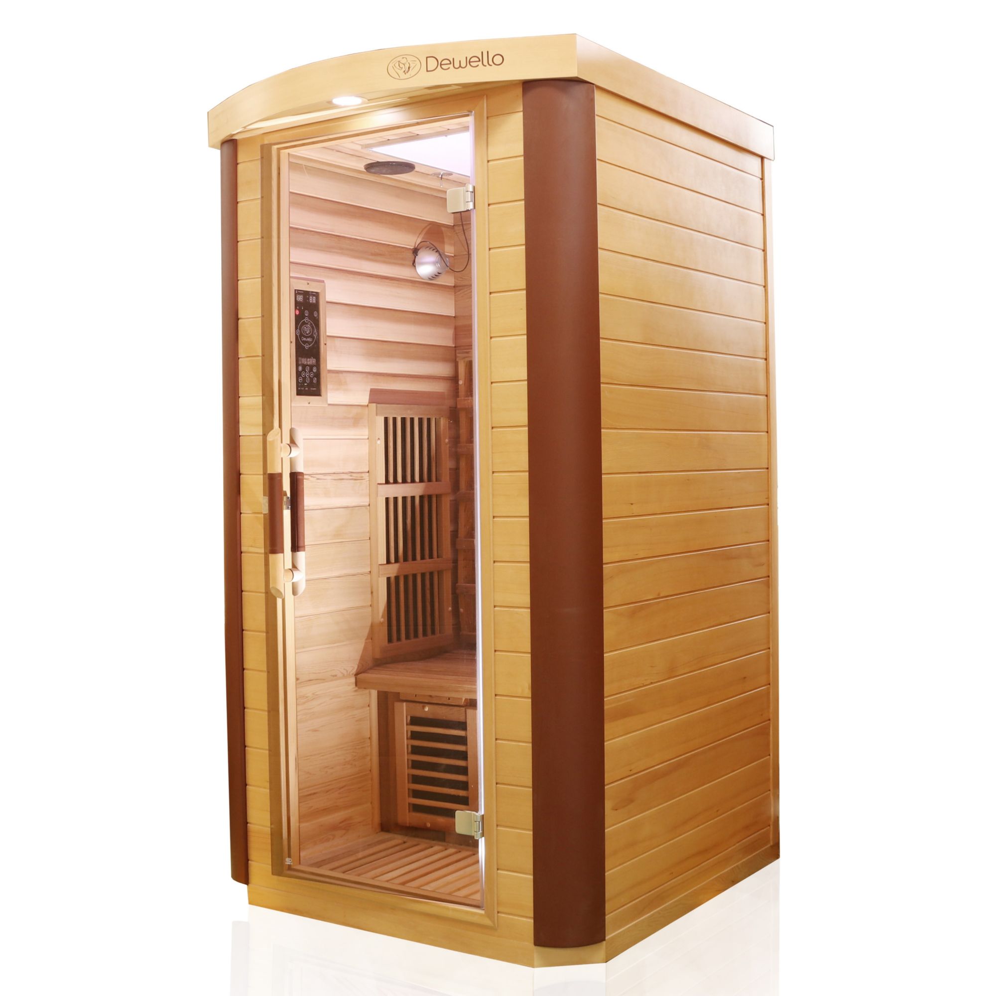 3D7hmL2D17ijEh Infrarotkabine Toronto 102 x 102 x 109, mit Vollspektrumstrahlern