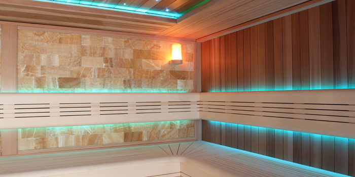 Finnische Sauna AWT E1416B aus Zedernholz inkl. Saunaofen EOS Cubo / 250 x 250 Finnische Sauna AWT E1416B aus Zedernholz inkl. Saunaofen EOS Cubo / 250 x 250