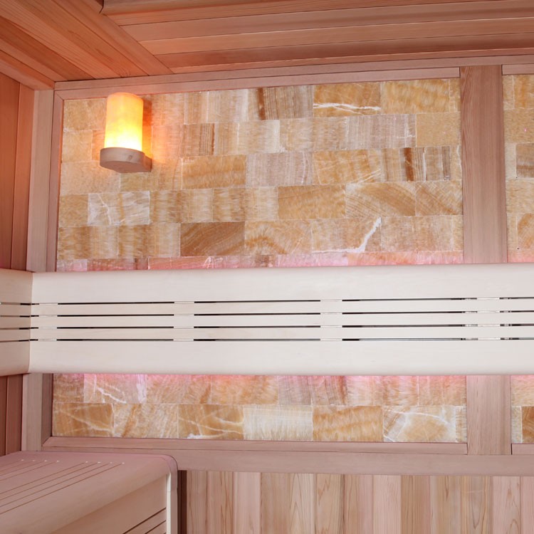 Finnische Sauna AWT E1400D aus Zedernholz inkl. Saunaofen EOS Cubo / 300 x 200 Finnische Sauna AWT E1400D aus Zedernholz inkl. Saunaofen EOS Cubo / 300 x 200