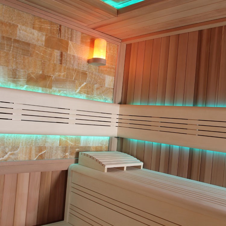 Finnische Sauna AWT E1400D aus Zedernholz inkl. Saunaofen EOS Cubo / 300 x 200 Finnische Sauna AWT E1400D aus Zedernholz inkl. Saunaofen EOS Cubo / 300 x 200