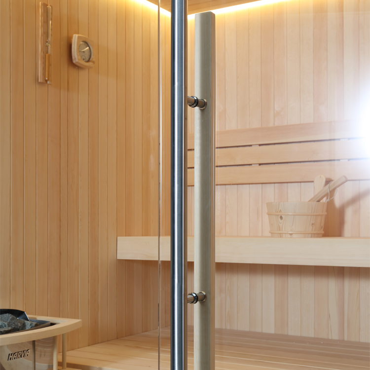 Finnische Sauna E1802 aus Pinienholz inkl. Saunaofen / 180 x 180 cm Finnische Sauna E1802 aus Pinienholz inkl. Saunaofen / 180 x 180 cm