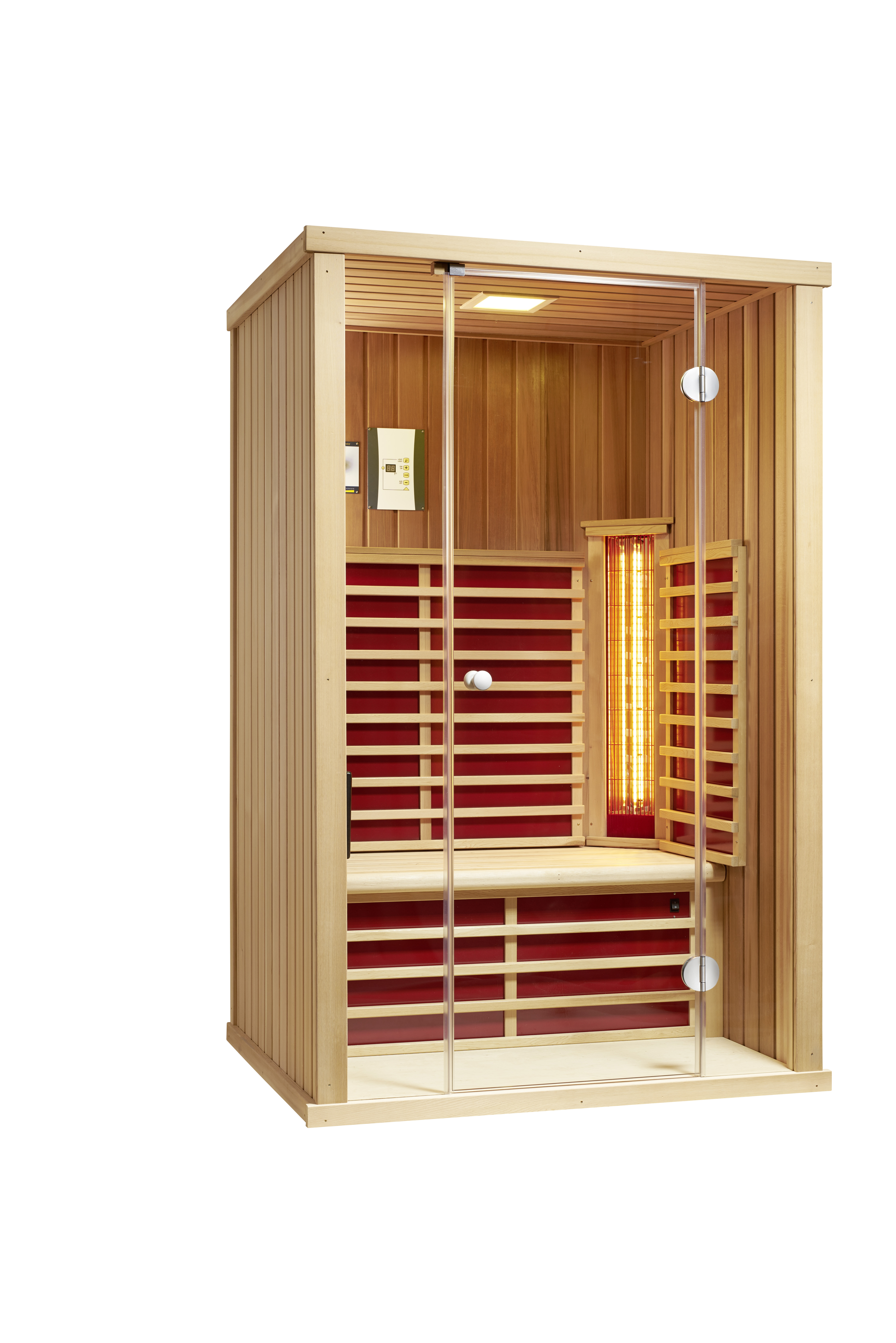 Vario-Glas-125-Cedar Infrarotkabine Vario Glas 125 / 100 x 126 x 195