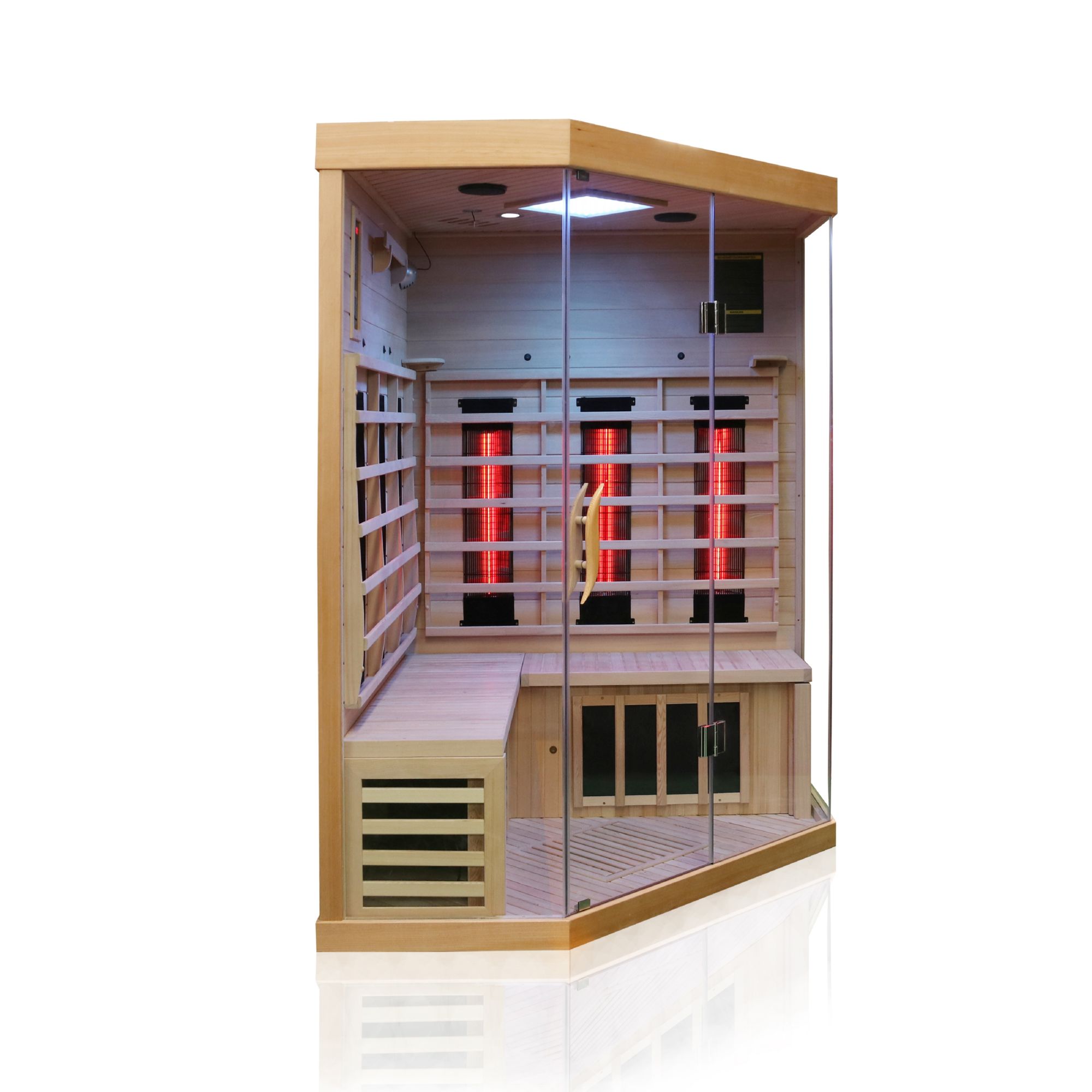 82xrajUiyYCLYr Infrarotkabine BRANDON 120x120 Dual-Therm