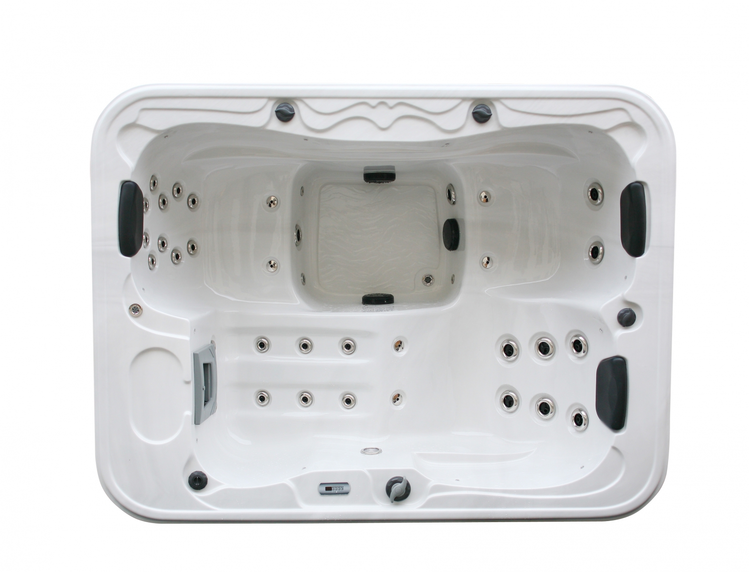 id-04-1f9e60e9-1 Outdoor Whirlpool San Marino Grau 210 x 160 cm