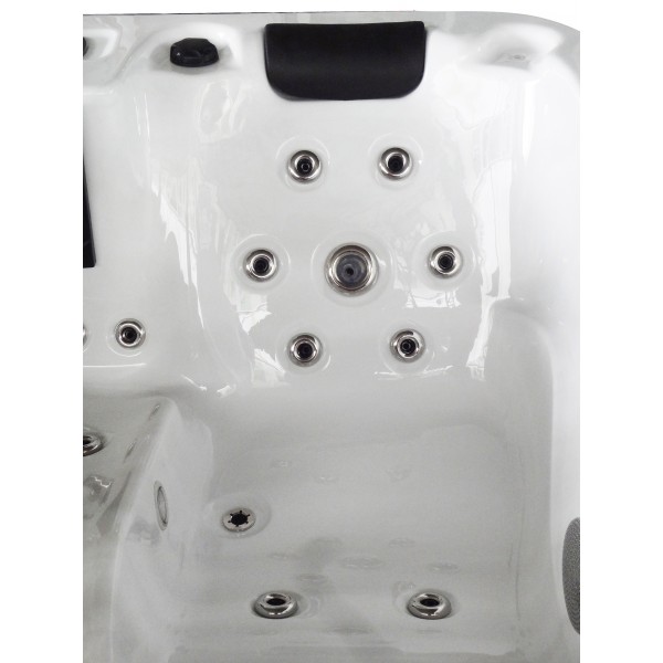 Outdoor Whirlpool Modena weiß 205 x 130 x 70 cm Outdoor Whirlpool Modena weiß 205 x 130 x 70 cm