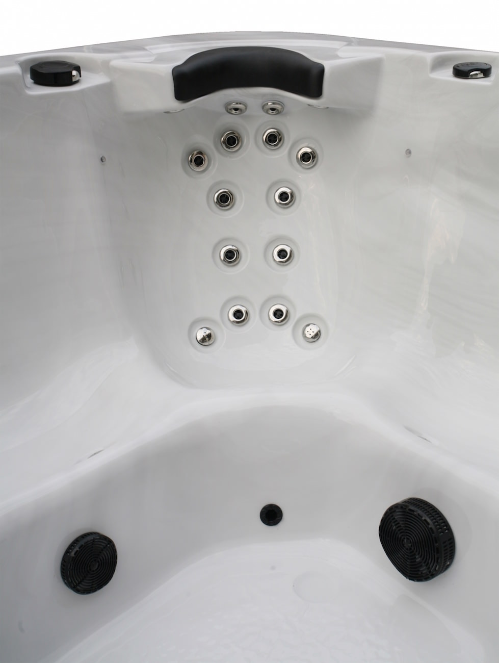 id-13-sterling-silver-ecc8f034 Outdoor Whirlpool Torina silber / grau 215 x 215 cm
