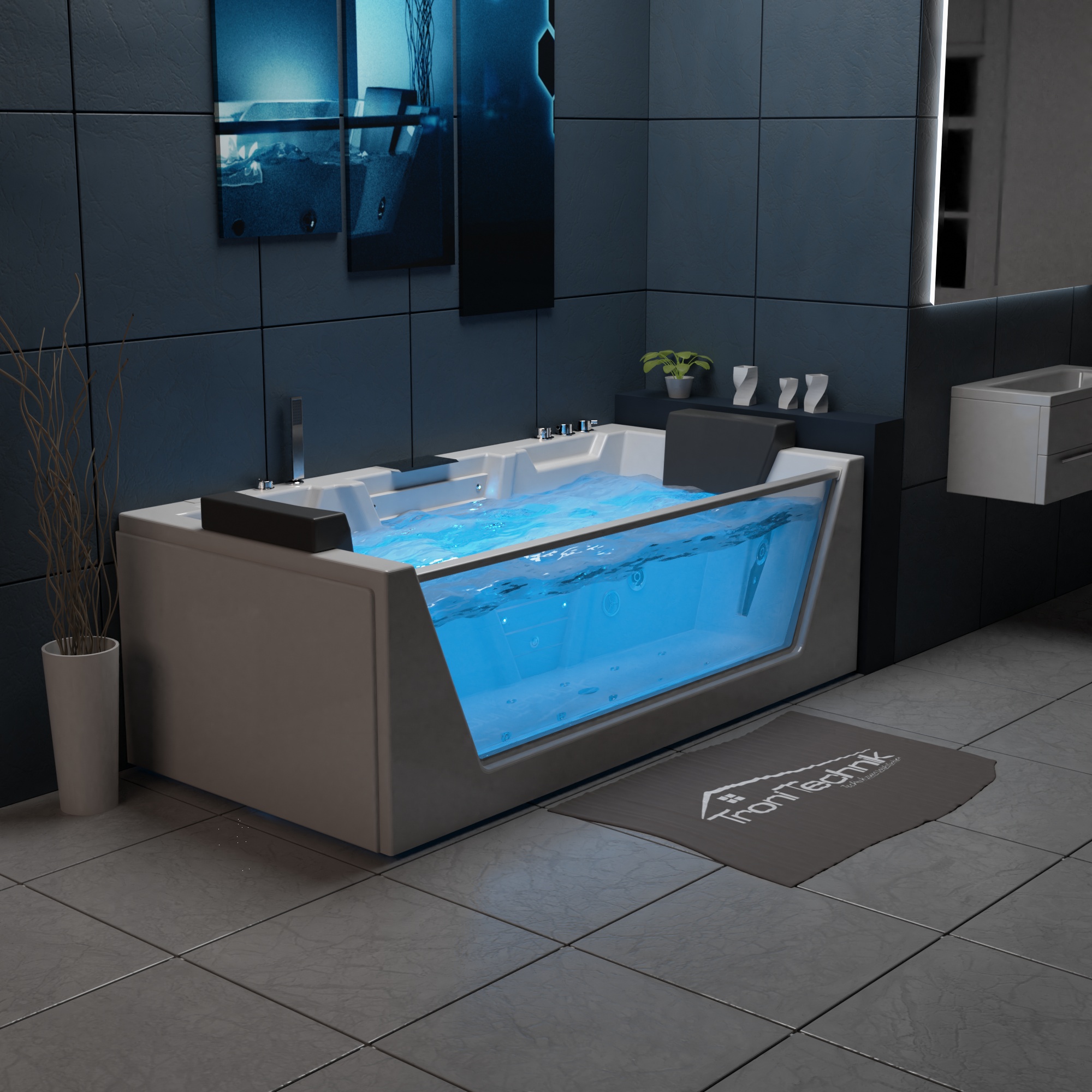Mykonos-6 Whirlpool MYKONOS 180 x 88 für innen