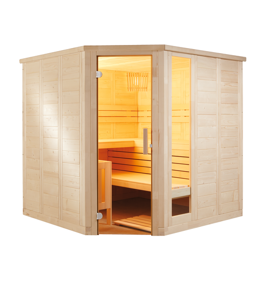 komfort_corner_large Innensauna Komfort Corner Large,8kw ofen