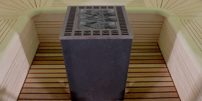 Finnische Sauna AWT E1501A aus Zedernholz inkl. Saunaofen EOS Cubo / 250 x 250 Finnische Sauna AWT E1501A aus Zedernholz inkl. Saunaofen EOS Cubo / 250 x 250
