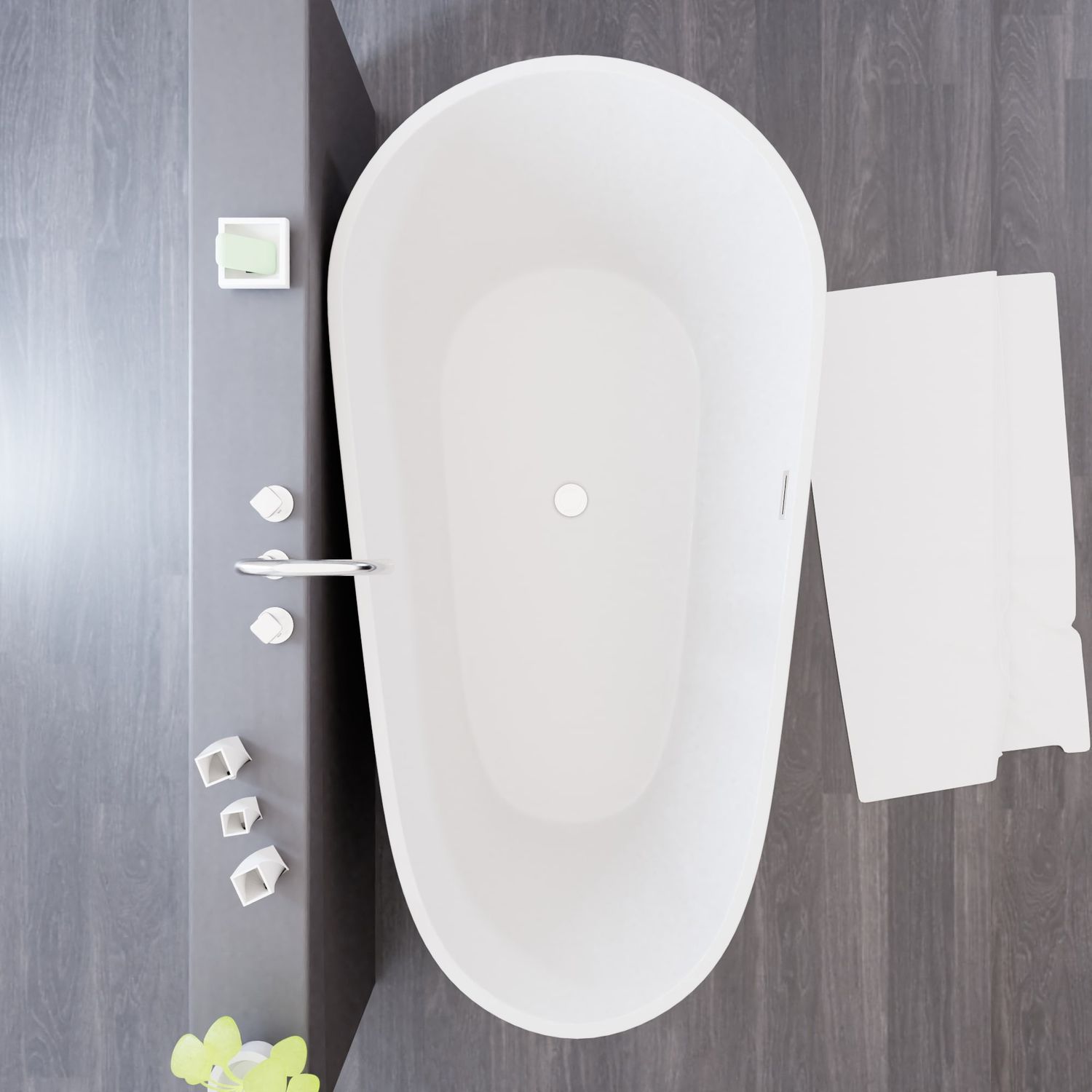 Badewanne Dia freistehend aus Acryl / 170 x 80 Badewanne Dia freistehend aus Acryl / 170 x 80