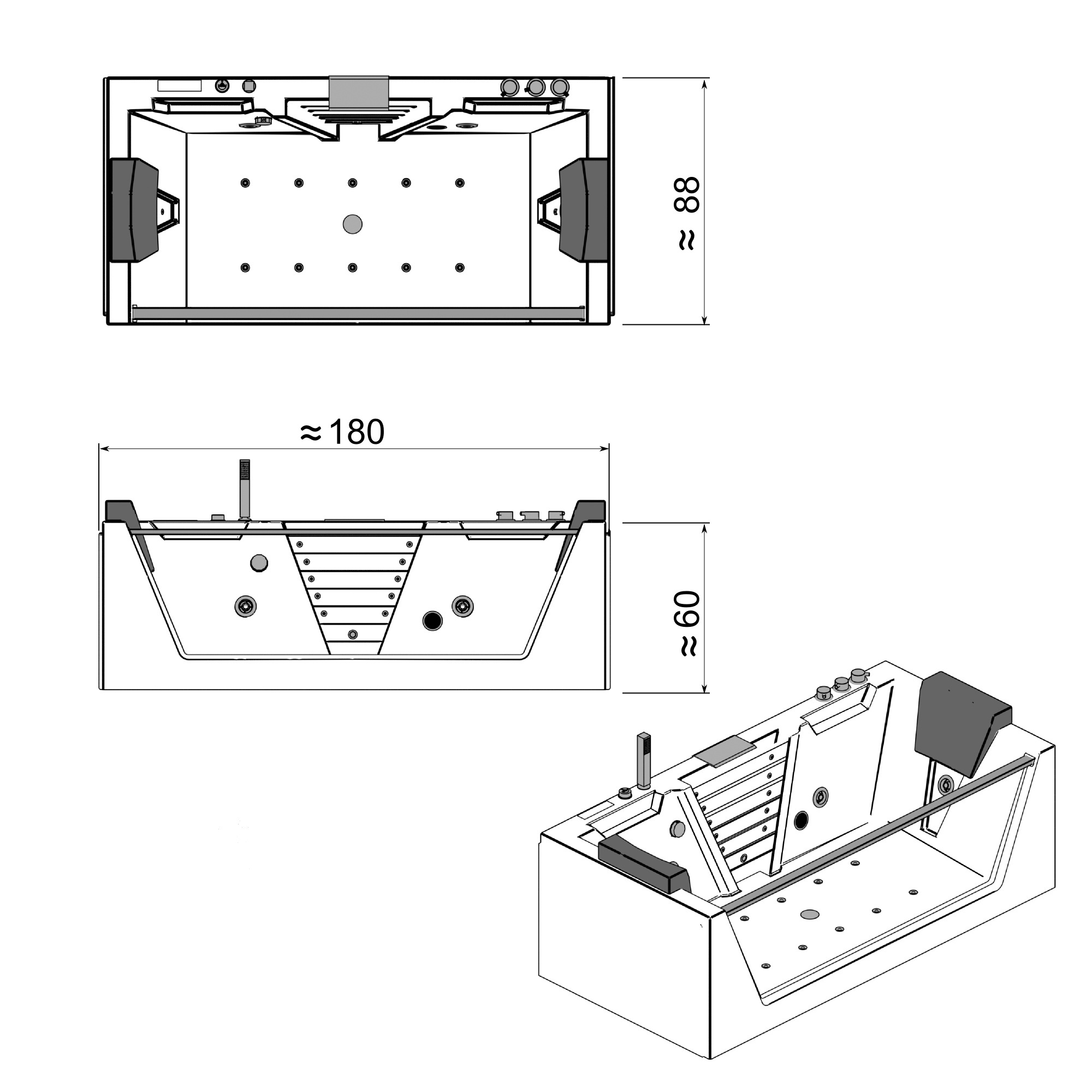 Mykonos-ZeichnungYMy0nRaXkoCEb Whirlpool MYKONOS 180 x 88 für innen