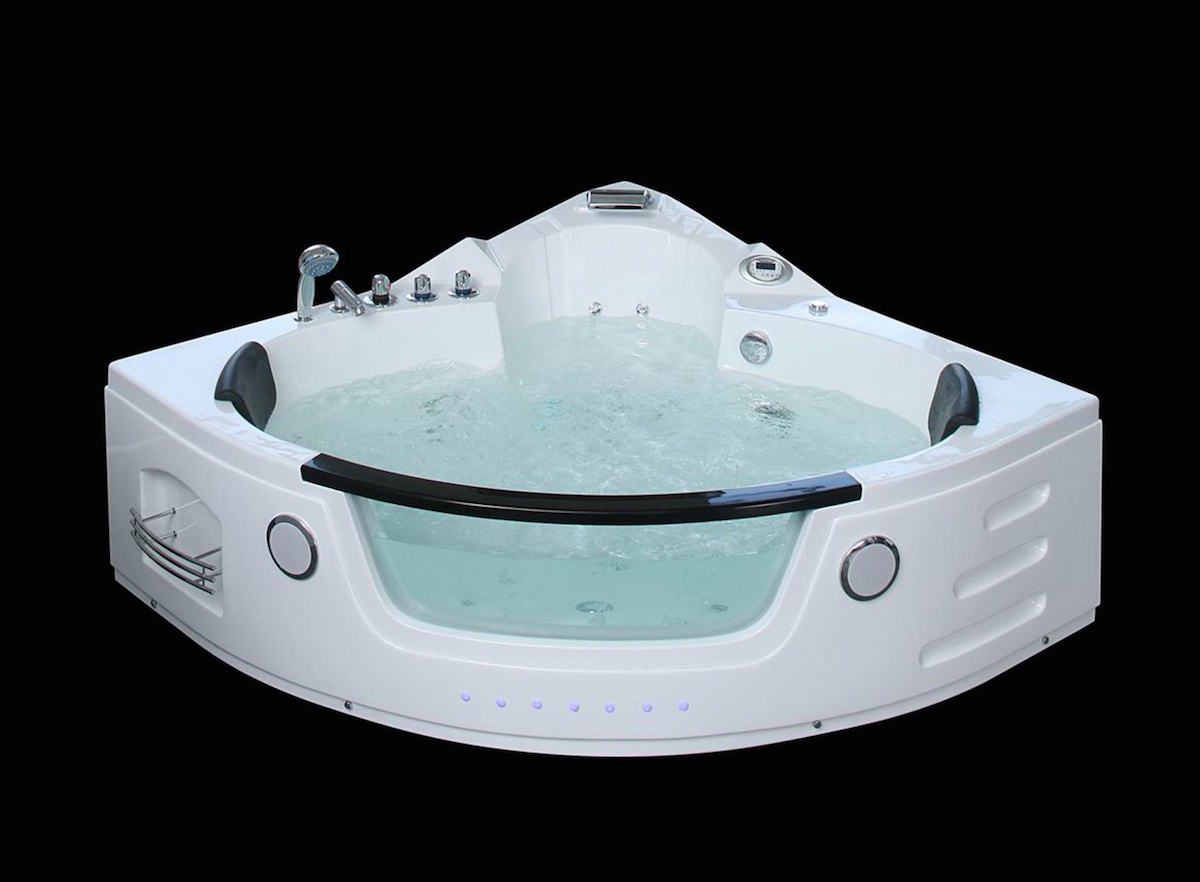 Whirlpool-Badewanne Milano, Eck-Badewanne / 172 x 172 Whirlpool-Badewanne Milano, Eck-Badewanne / 172 x 172
