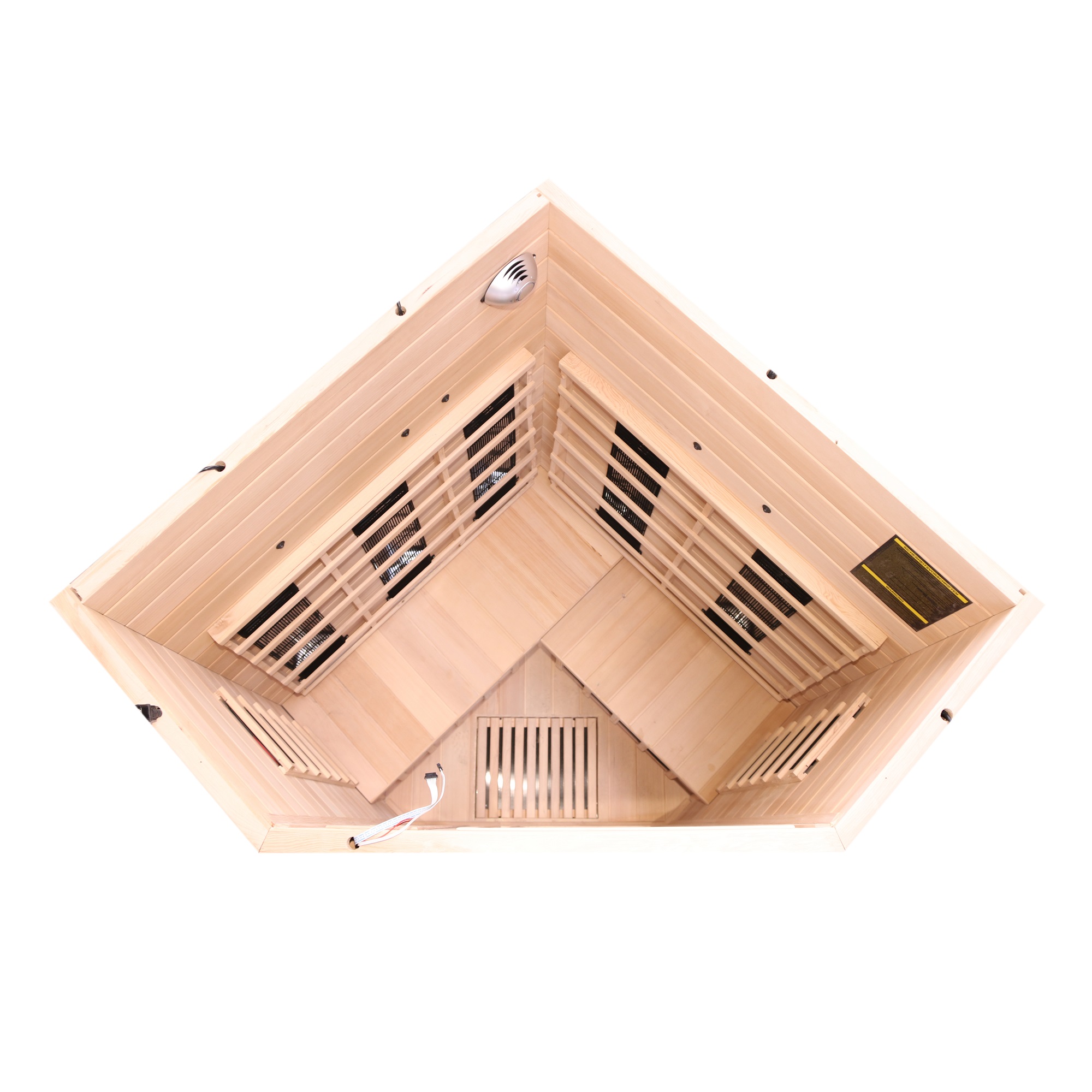 Lakefieldoben Infrarotkabine Lakefield Dual-Therm / 120 x 120
