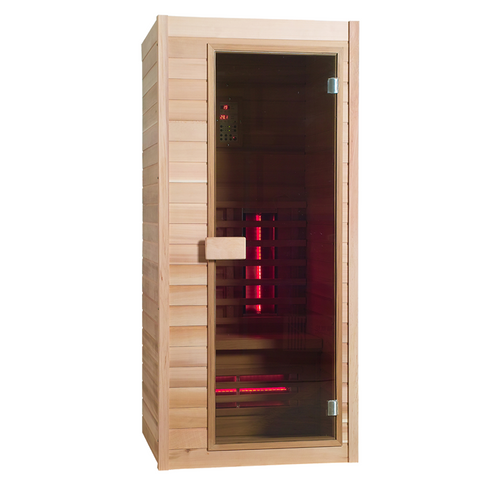 Sonic Classic 1 Sauna 90 x 90 Infrarotkabine mit Vollspektrumstrahlern Sonic Classic 1 Sauna 90 x 90 Infrarotkabine mit Vollspektrumstrahlern