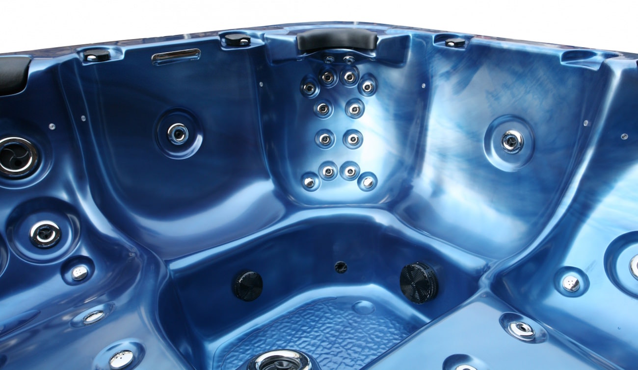 American Outdoor-Whirlpool Torina ozean blau - grau / 215 x 215 American Outdoor-Whirlpool Torina ozean blau - grau / 215 x 215