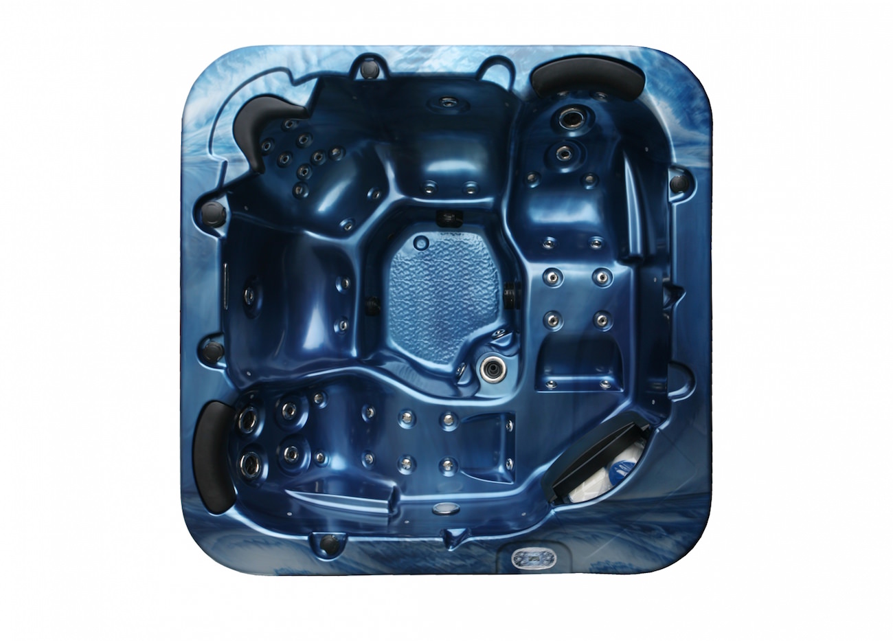 American Outdoor-Whirlpool Torina ozean blau - grau / 215 x 215 American Outdoor-Whirlpool Torina ozean blau - grau / 215 x 215
