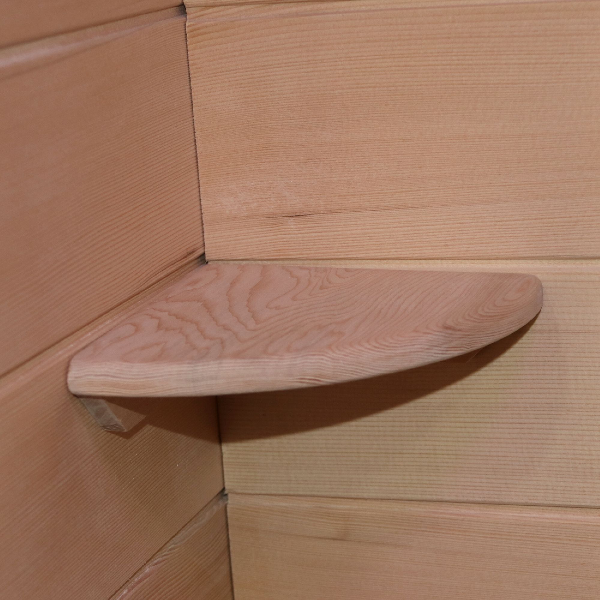 32 Infrarotkabine Lakefield 140, mit Dual-Strahlersystem, aus Hemlockholz mit zehn Strahlern