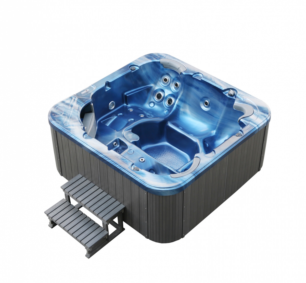 American Outdoor-Whirlpool Torina ozean blau - grau / 215 x 215 American Outdoor-Whirlpool Torina ozean blau - grau / 215 x 215