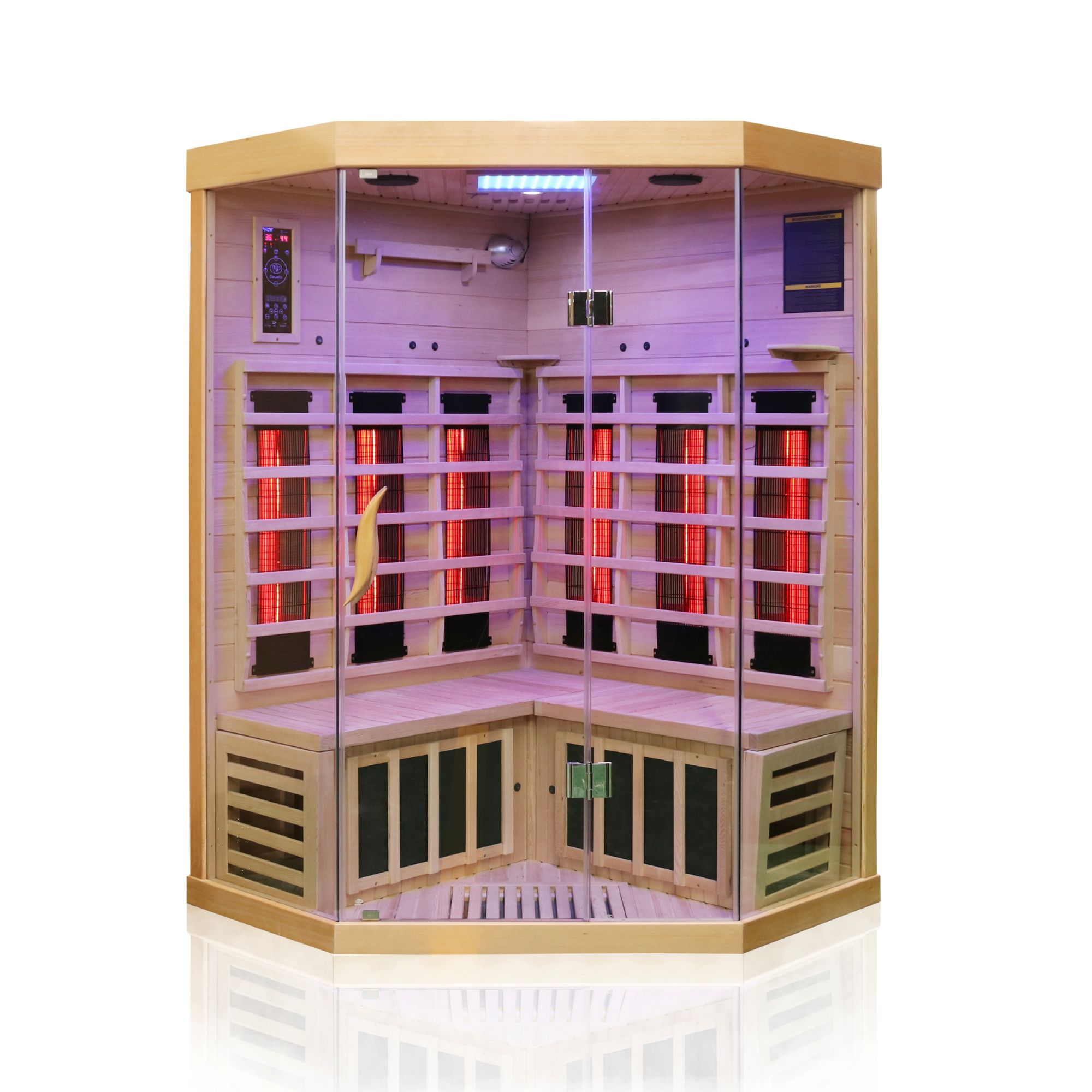 4mwuN3ySunepWv Infrarotkabine BRANDON 120x120 Dual-Therm