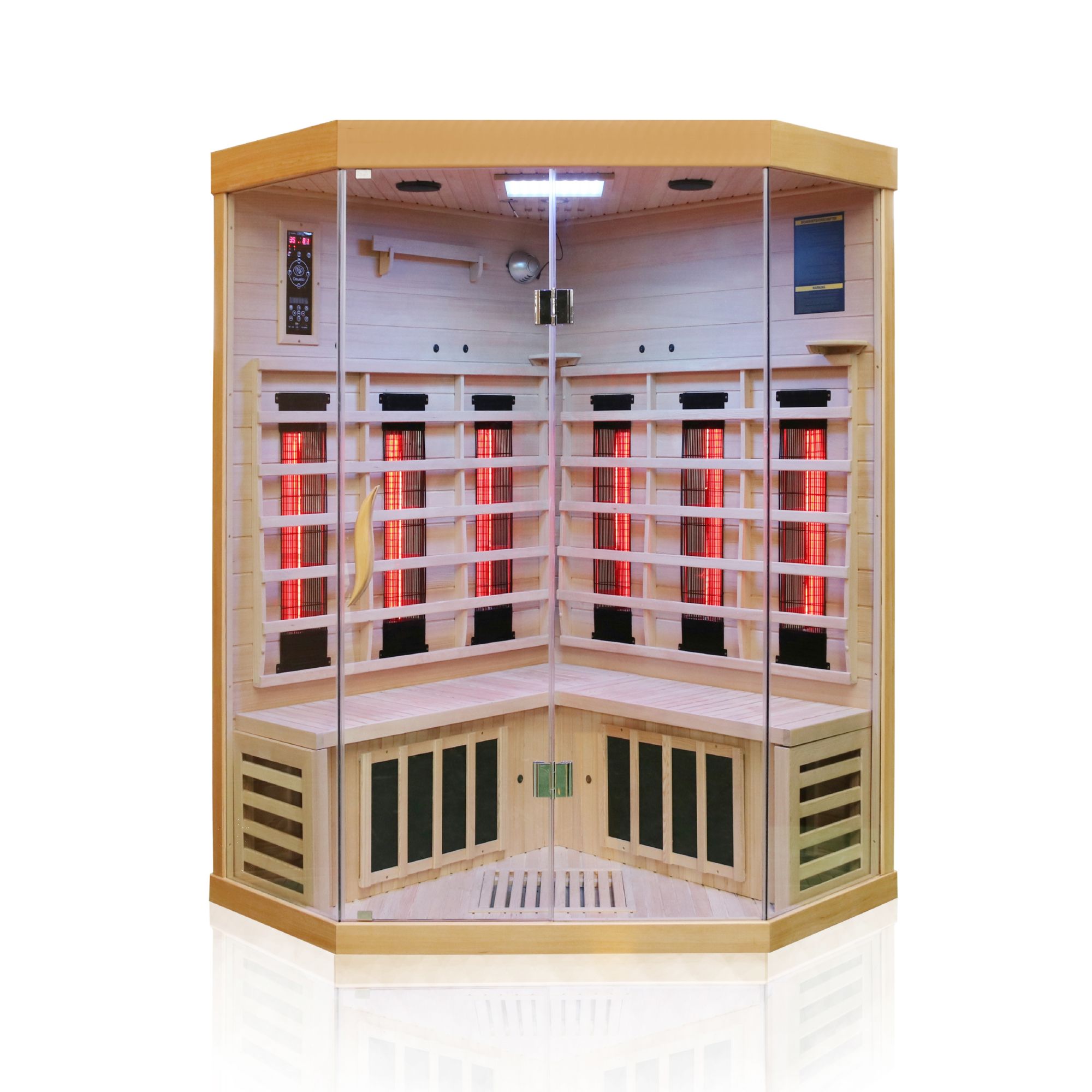 13hCbABC4eb713 Infrarotkabine BRANDON 120x120 Dual-Therm