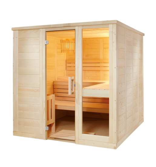 1-040-273_komfort_large Innensauna Komfort Large / 208 x 206 x 204