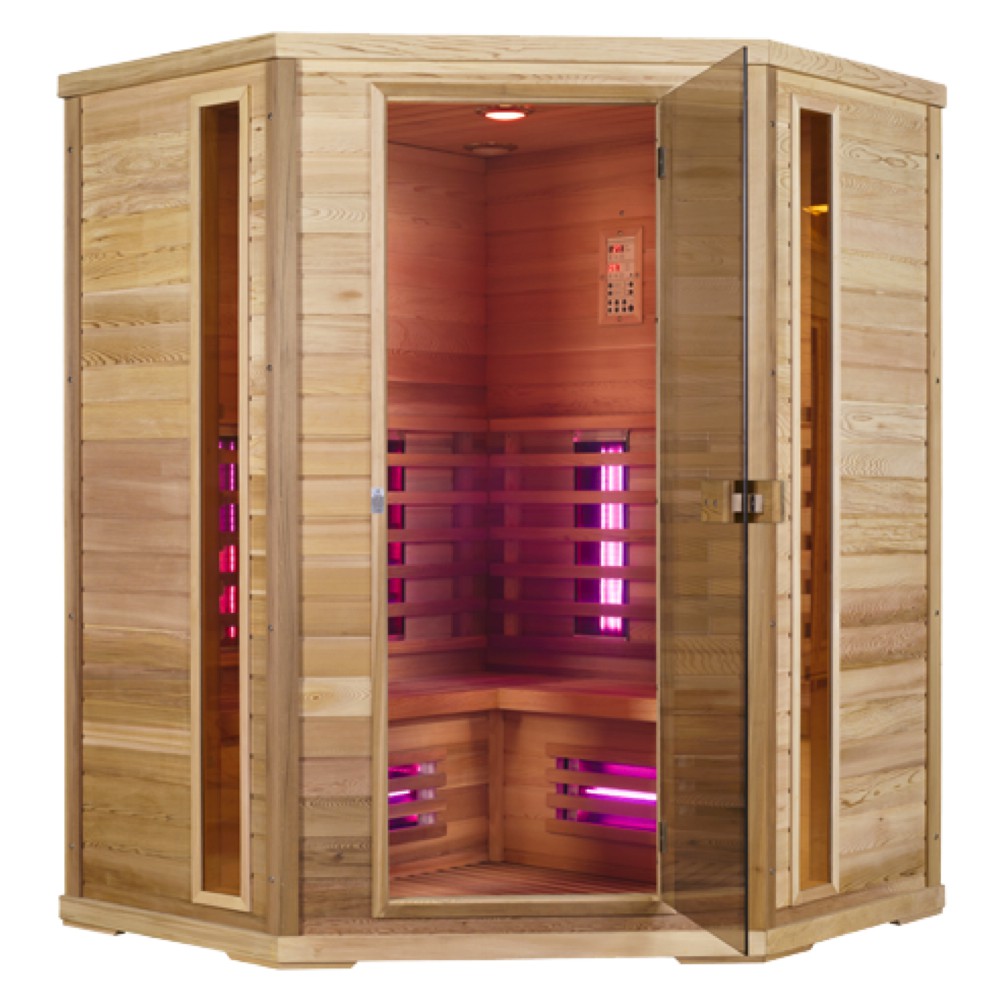 Sonic Classic 1 Sauna 90 x 90 Infrarotkabine mit Vollspektrumstrahlern Sonic Classic 1 Sauna 90 x 90 Infrarotkabine mit Vollspektrumstrahlern
