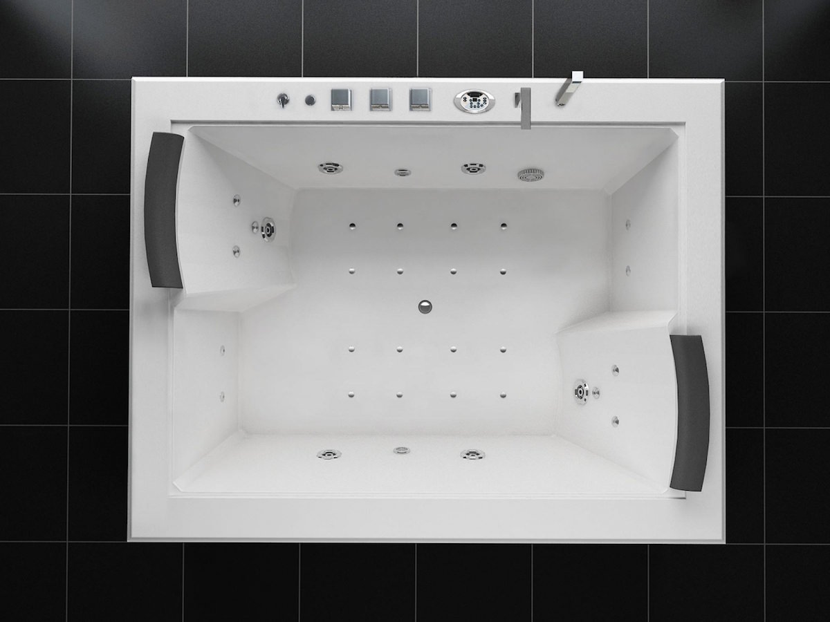 Whirlpool-Badewanne Torino / 180 x 142 Whirlpool-Badewanne Torino / 180 x 142