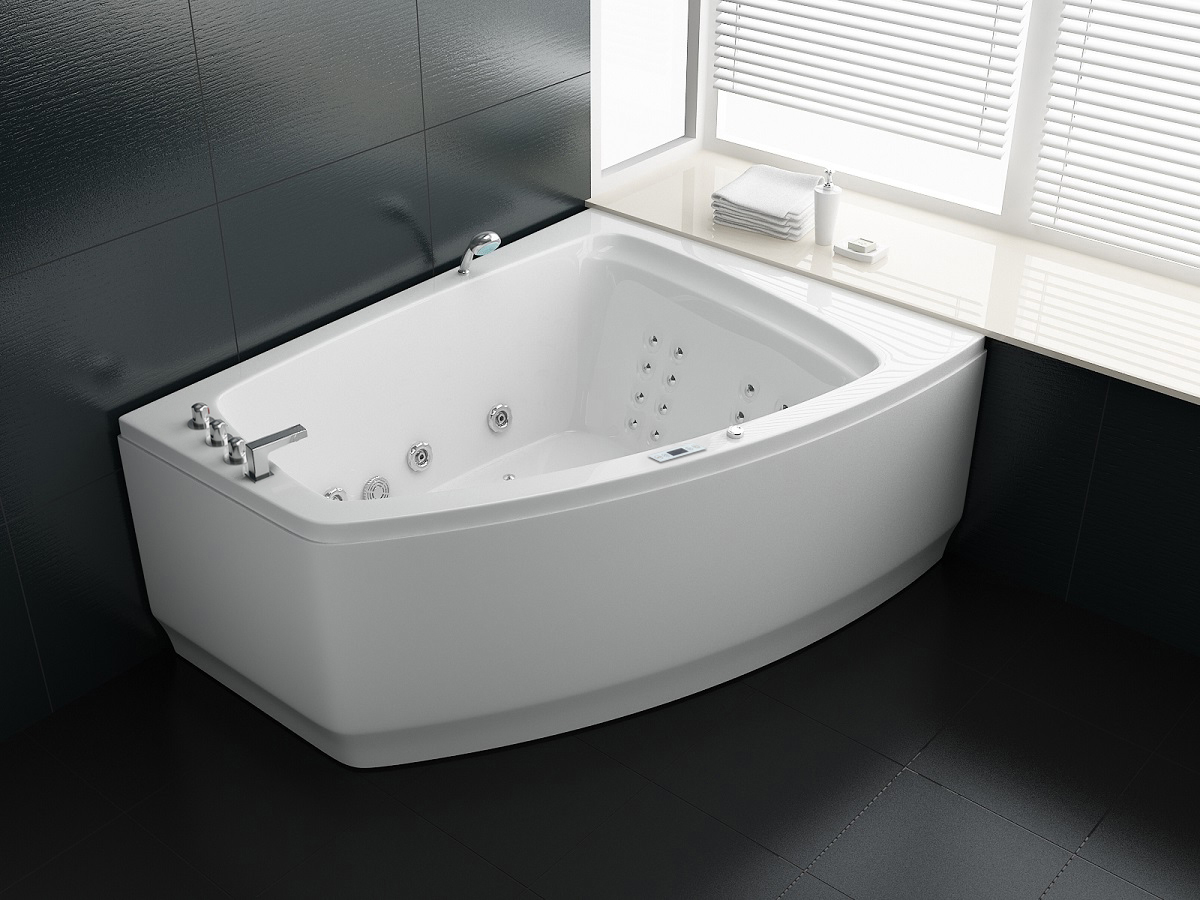 Whirlpool_Verona_Alpha180x140_2 Whirlpool Badewanne Verona Alpha, Eck 180 x 140