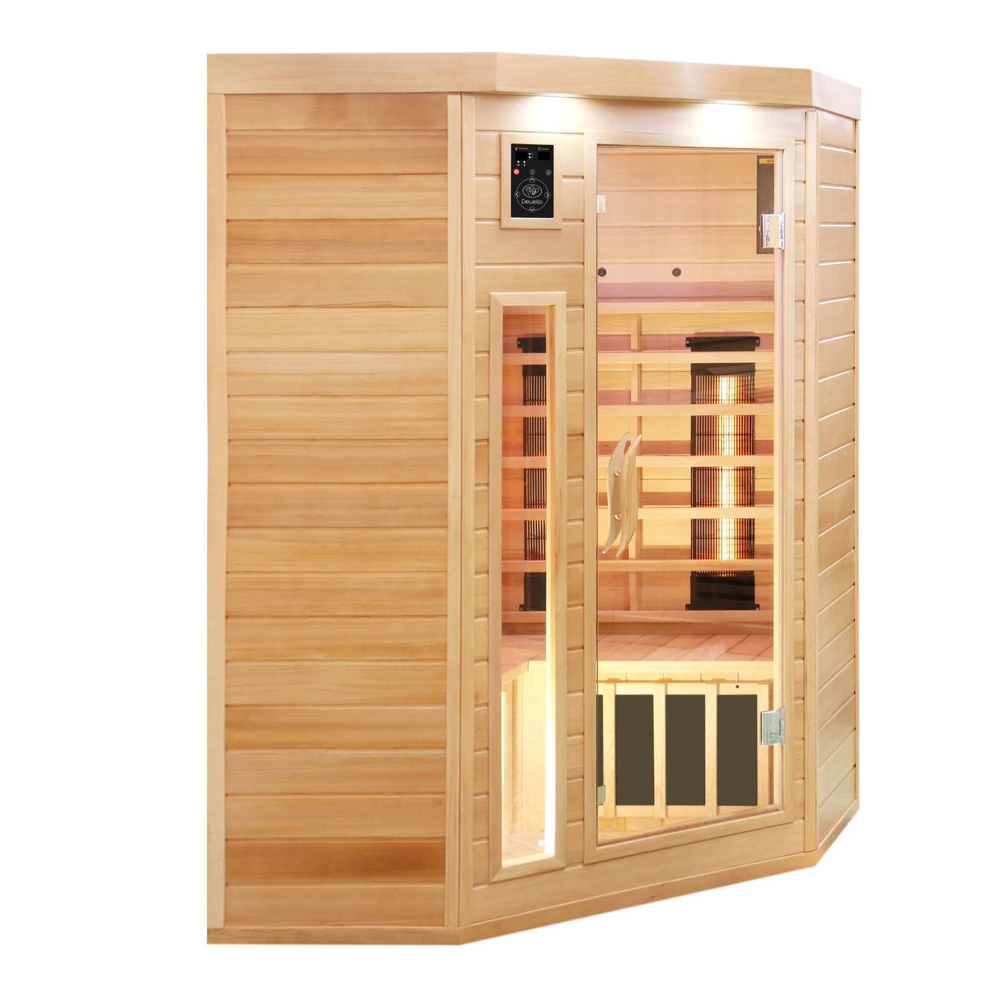 350-Infrarotkabine-LAKEFIELD-120x120-Dual-Therm Infrarotkabine Lakefield Dual-Therm / 120 x 120