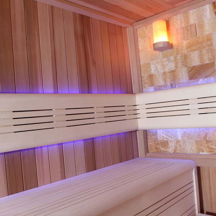 Finnische Sauna AWT E1400D aus Zedernholz inkl. Saunaofen EOS Cubo / 300 x 200 Finnische Sauna AWT E1400D aus Zedernholz inkl. Saunaofen EOS Cubo / 300 x 200