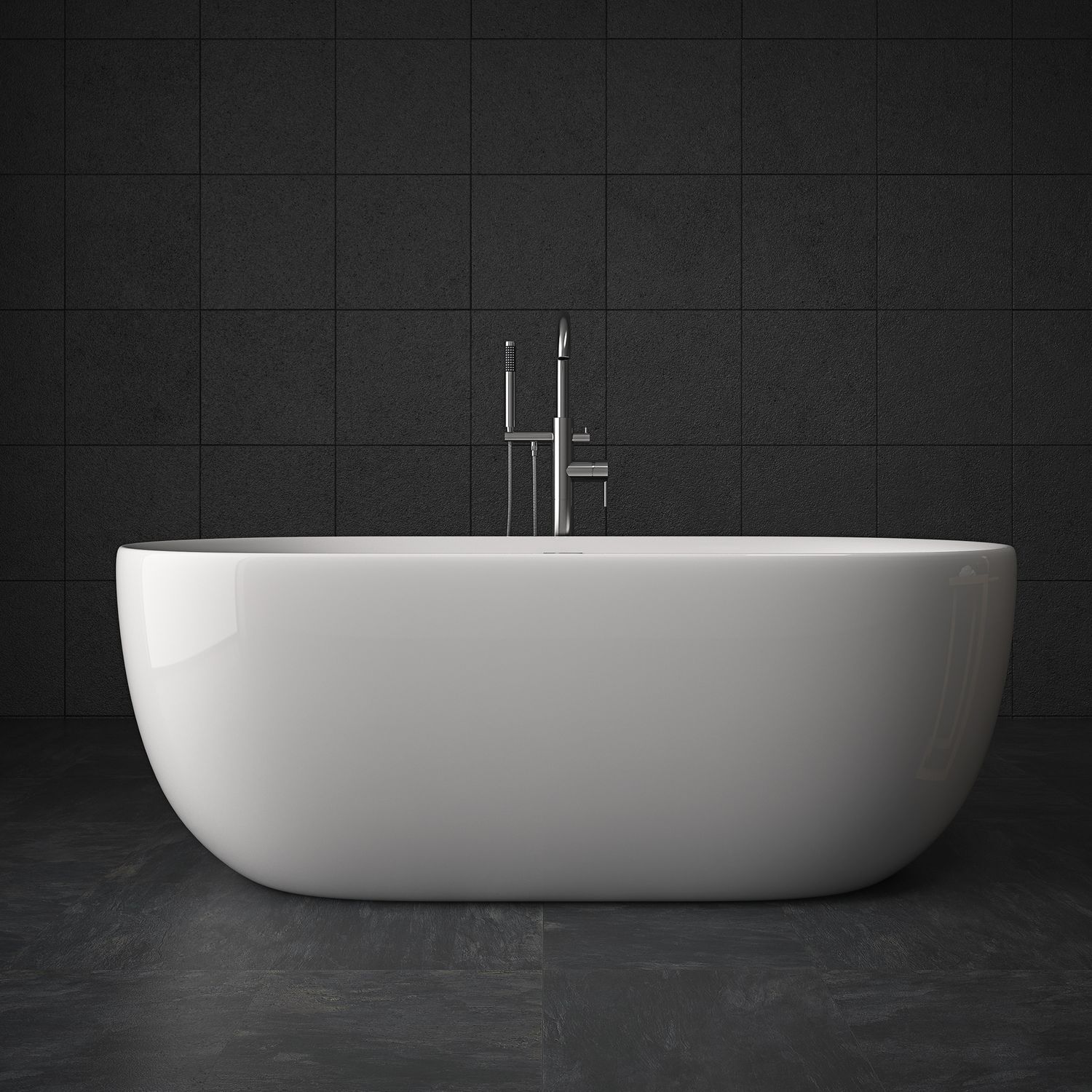 Badewanne Sifnos freistehend aus Acryl / 170 x 80 Badewanne Sifnos freistehend aus Acryl / 170 x 80